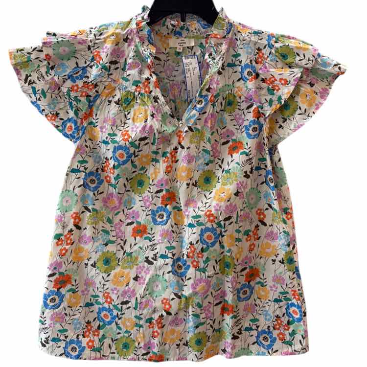 Entro White Multi Size S Shirt