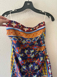 Lavender Brown Blue Multi Size M Romper