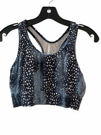 Varley Blue and White Size M Sports Bra
