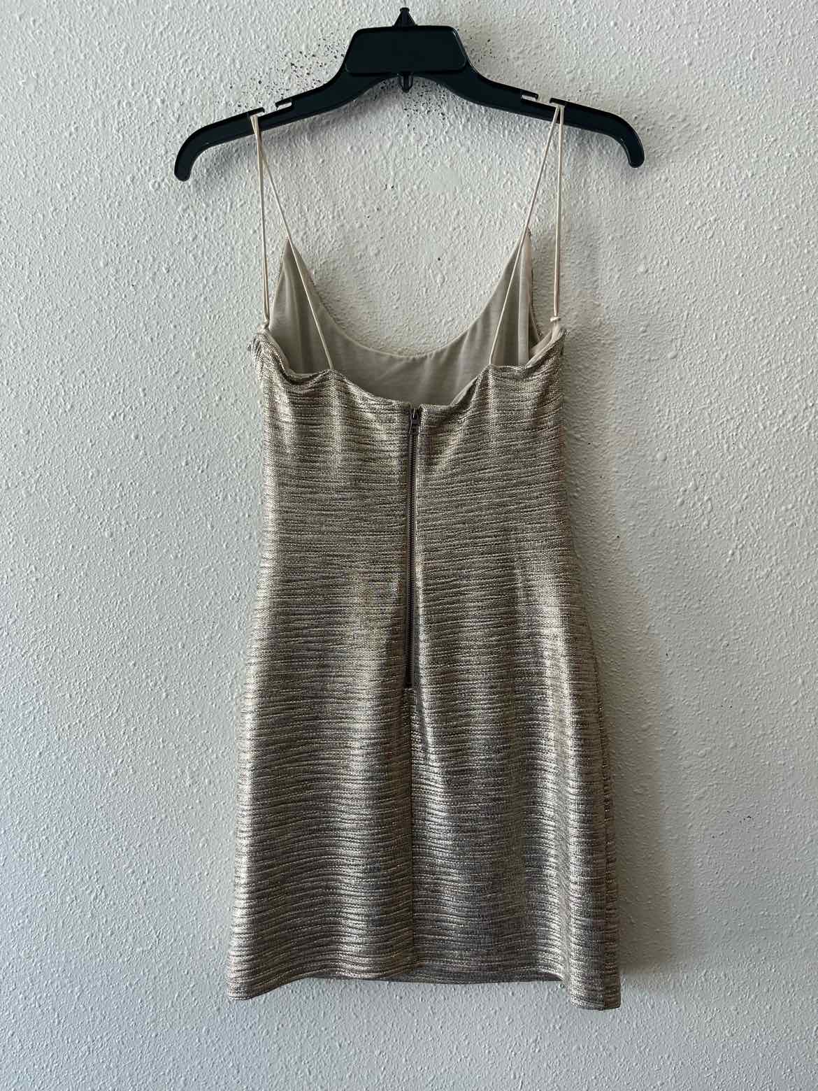 alice + olivia Gold Size 4 Dress