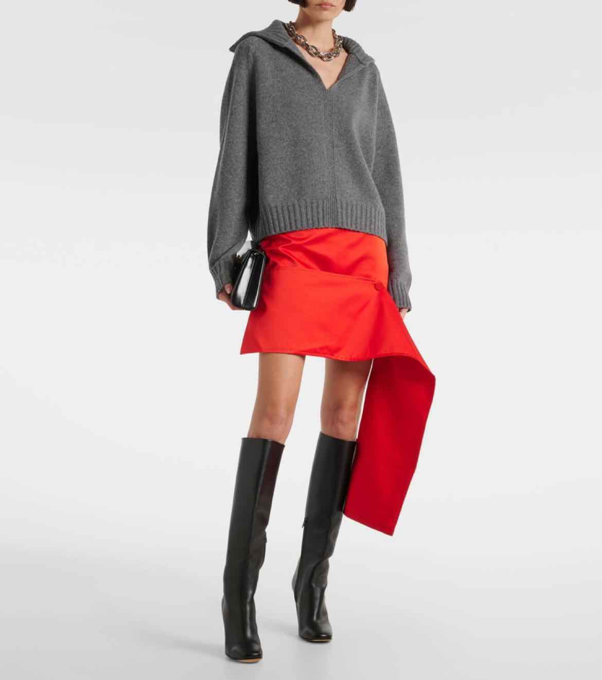PLAN C blood orange Size 6 Skirt