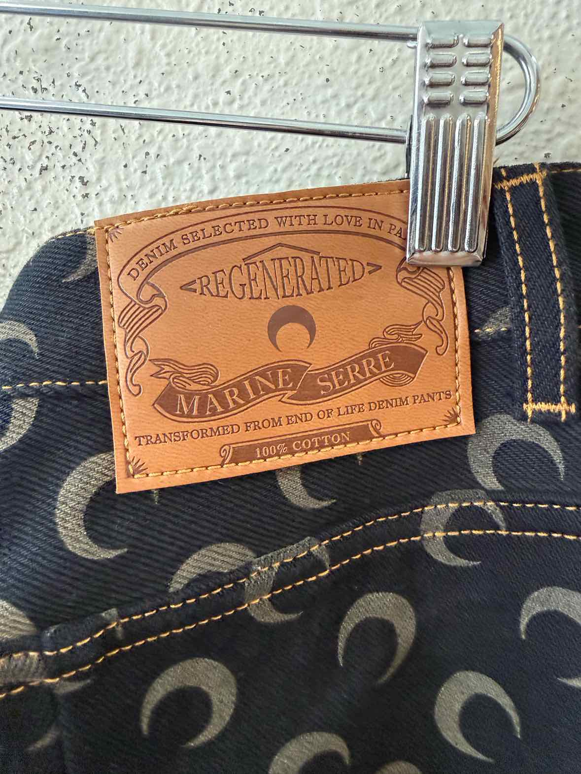 marine serre Black and tan Size XL Jeans