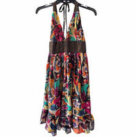 French Connection Black Multi Size 8 Dress