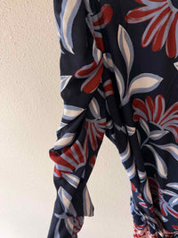 ELOQUII navy multi Size 28 Dress