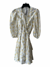 Claudie Pierlot White and Yellow Size 36 Dress