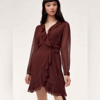Wilfred Burgandy Size XS Dress