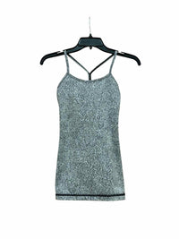 Lululemon Black and white Size 2 Tank Top