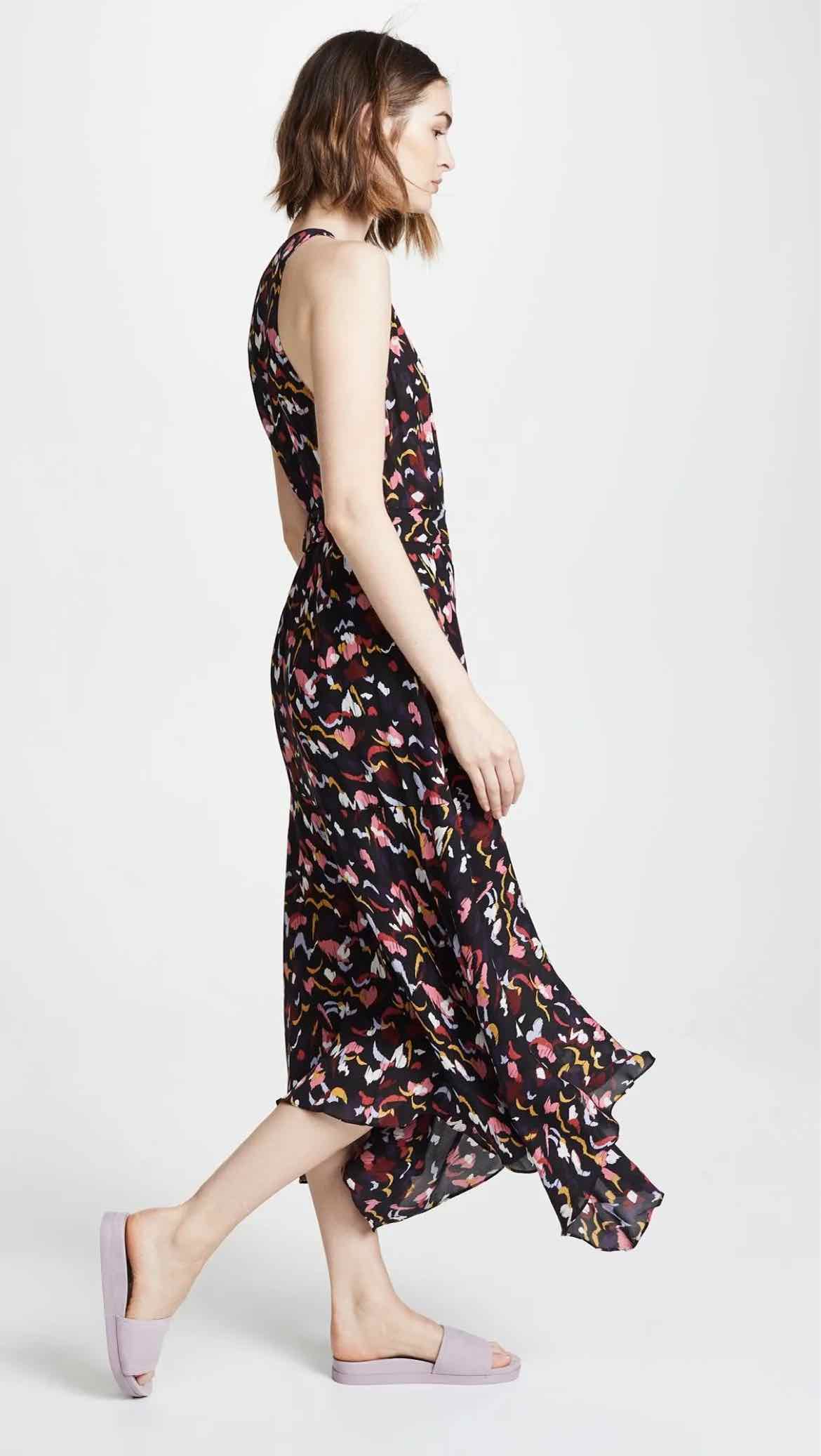 ALC Atlast Classics Black & Multi Size 4 Dress