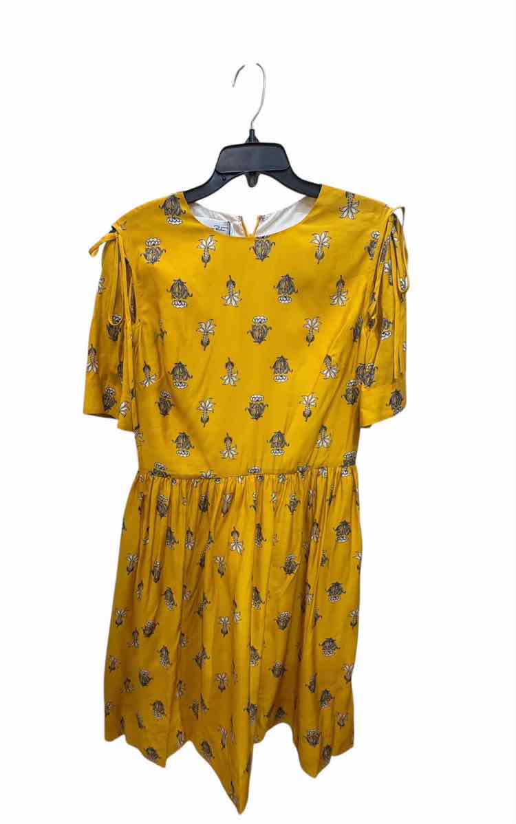 Oscar de la Renta Yellow Size 10 Dress