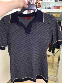 Carolina Herrera Navy Blue Size XS Shirt