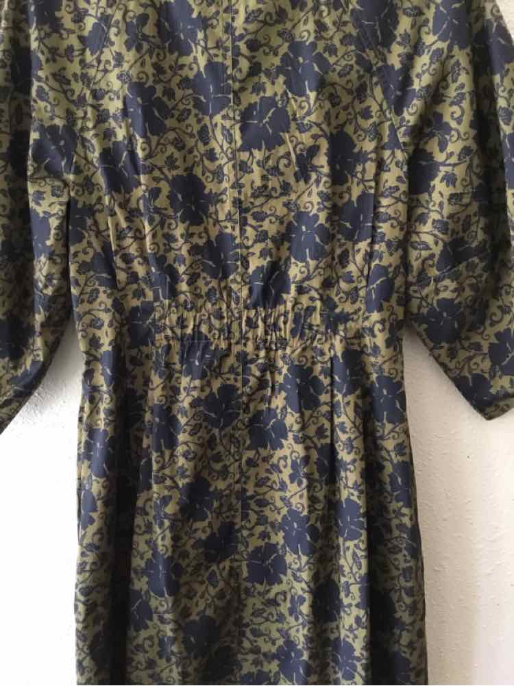 Madewell Green and Navy Size 0 Dress