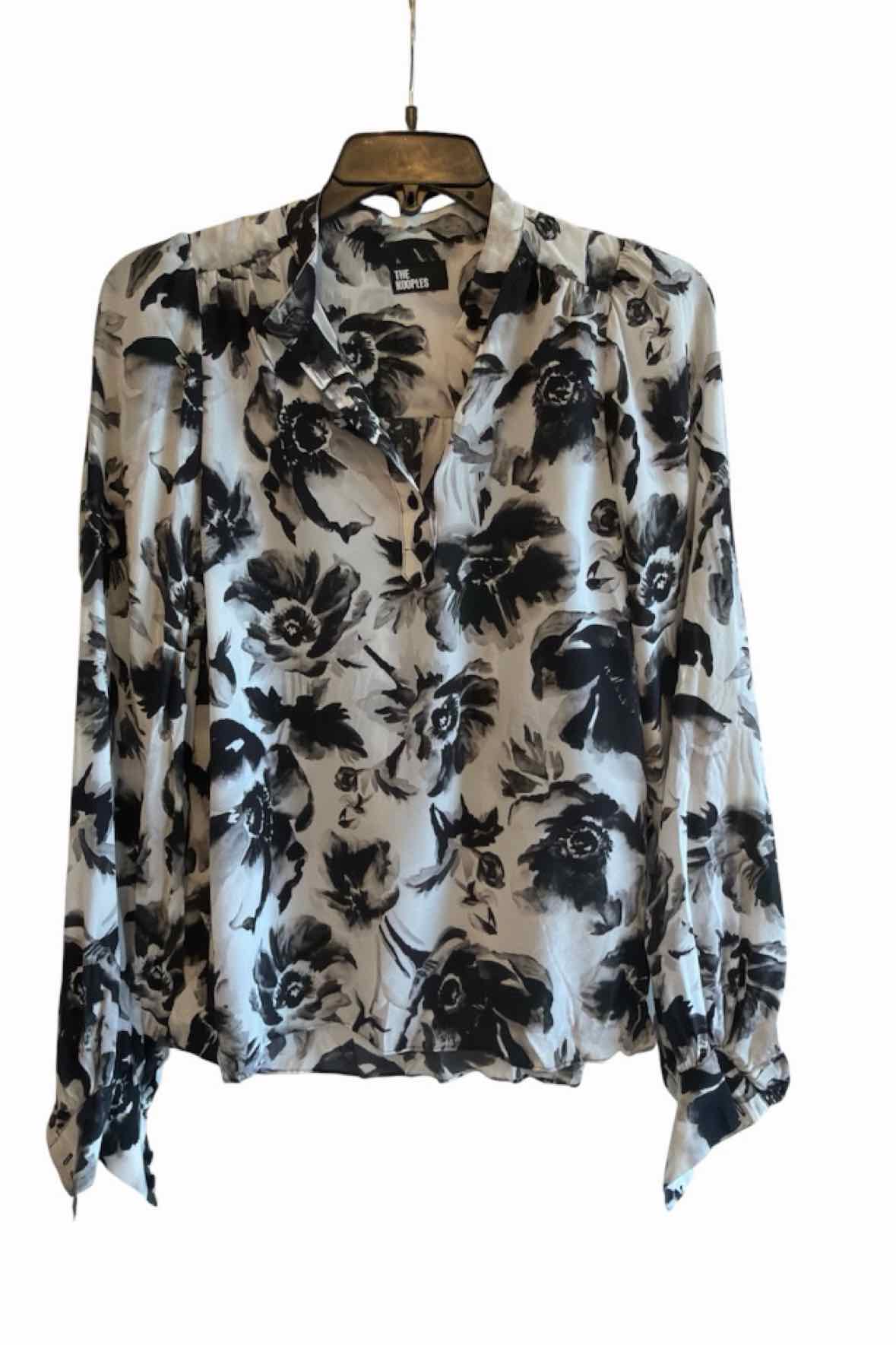 The Kooples White and black Size 0 Shirt