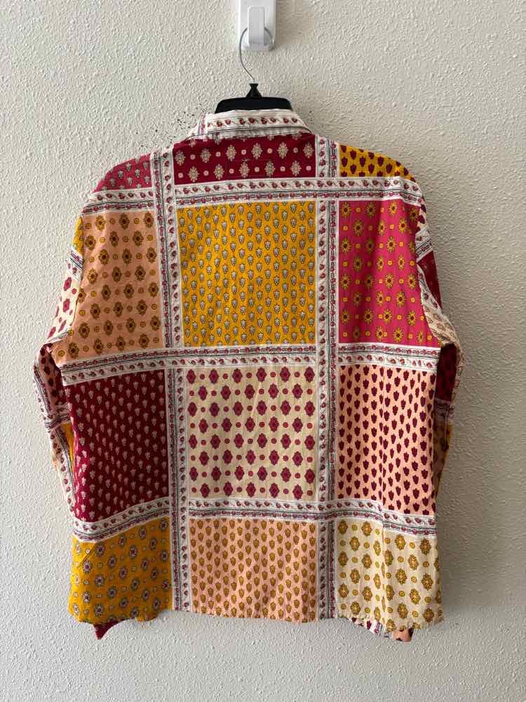 Souleiado Yellow and Red Size 46 Shirt