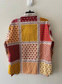 Souleiado Yellow and Red Size 46 Shirt