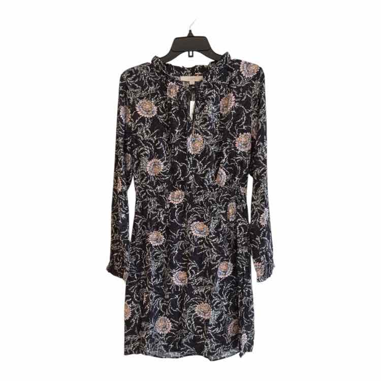 LOFT Black Multi Size S Dress