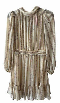 Entro Cream Multi Size S Dress