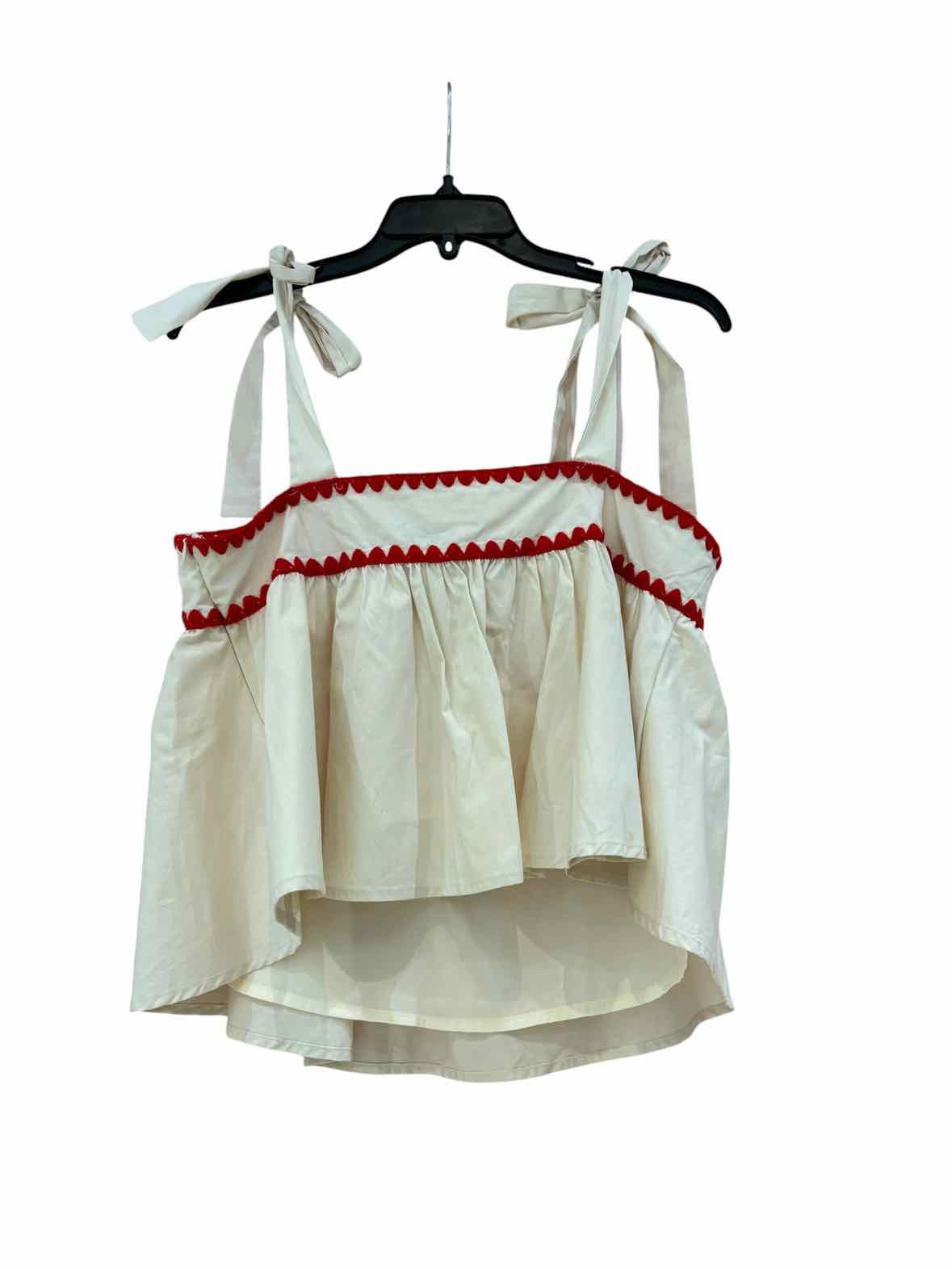 &merci Cream Size M Shirt
