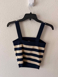 Michael Michael Kors Navy and Gold Size XS Shirt