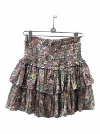 Reset White Multi Size S Skirt