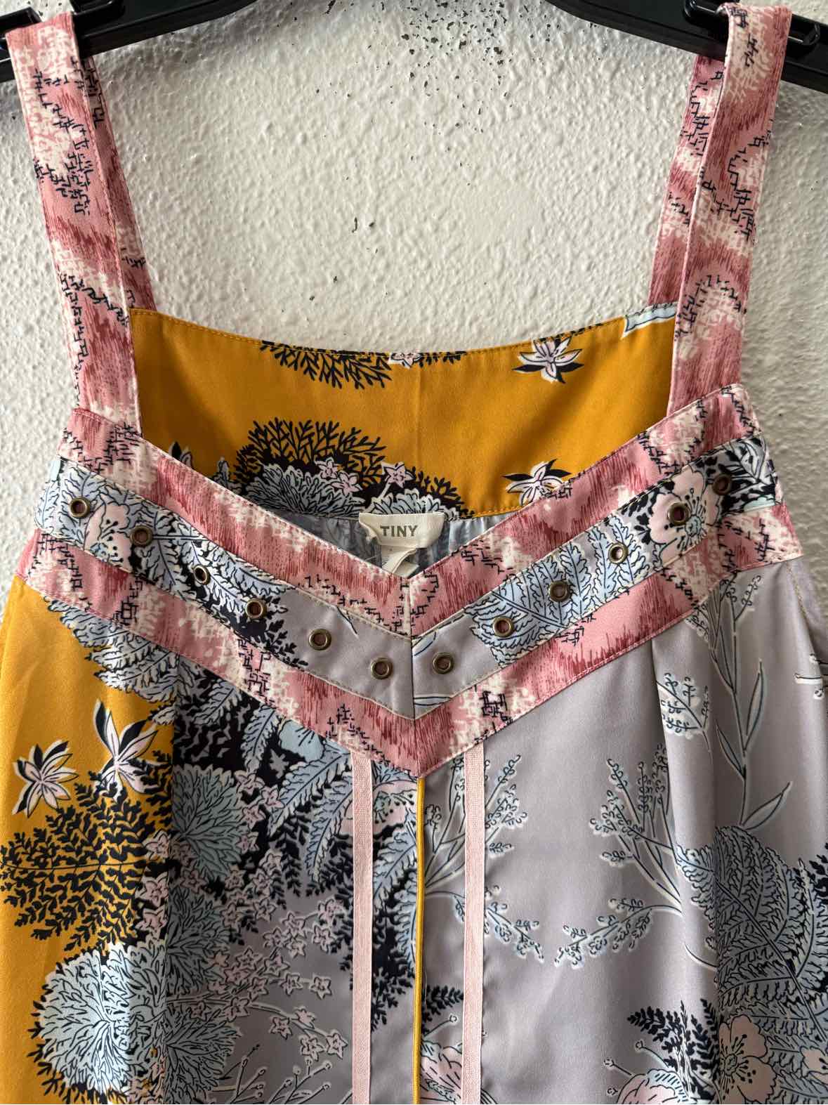 Tiny Grey & mustard multi Size S Dress