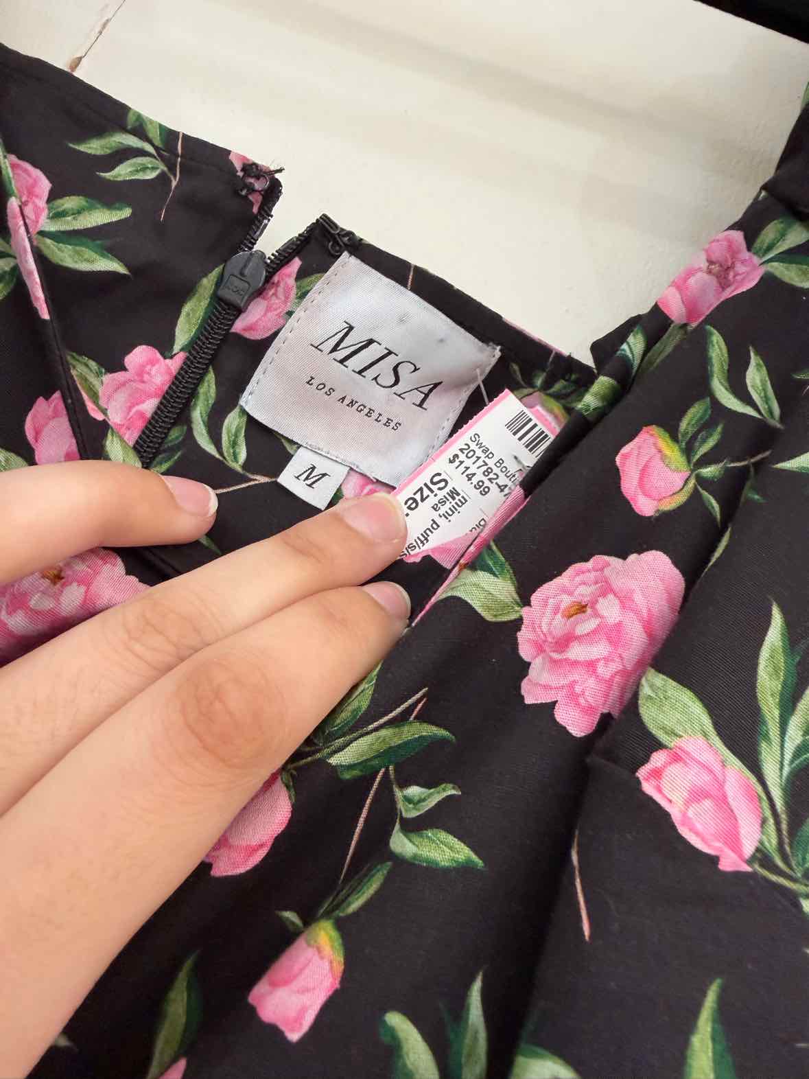 Misa Black and Pink Size M Dress