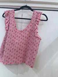 Love Shack Fancy Cherry Pink Size XL Shirt