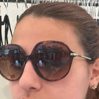Valentino Tortise and gold Sunglasses