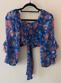 Misa Blue Multi Size XS Shirt