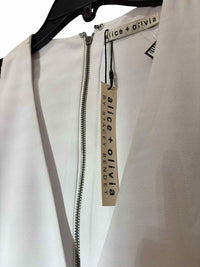 alice + olivia White and navy Size XS Dress
