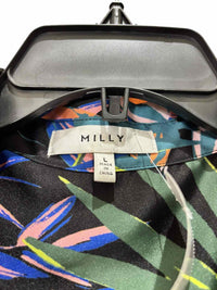 Milly Black Multi Size L Blouse