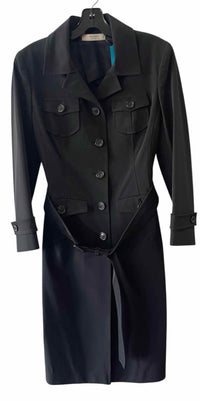 Prada Black Size 42 Coat
