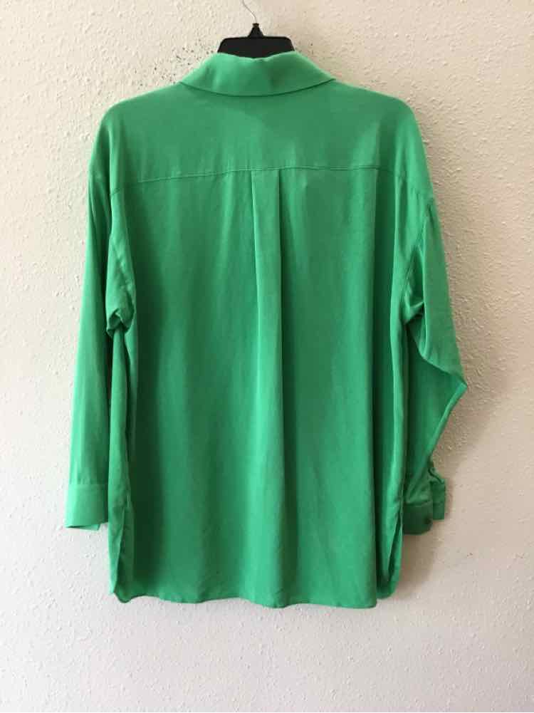 Lafayette 148 Green Size XS/S Shirt