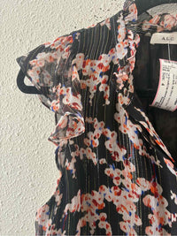 A.L.C. Black Multi Size 4 Tank Top