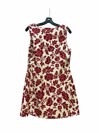 Posse Maroon and Cream Size M Dress