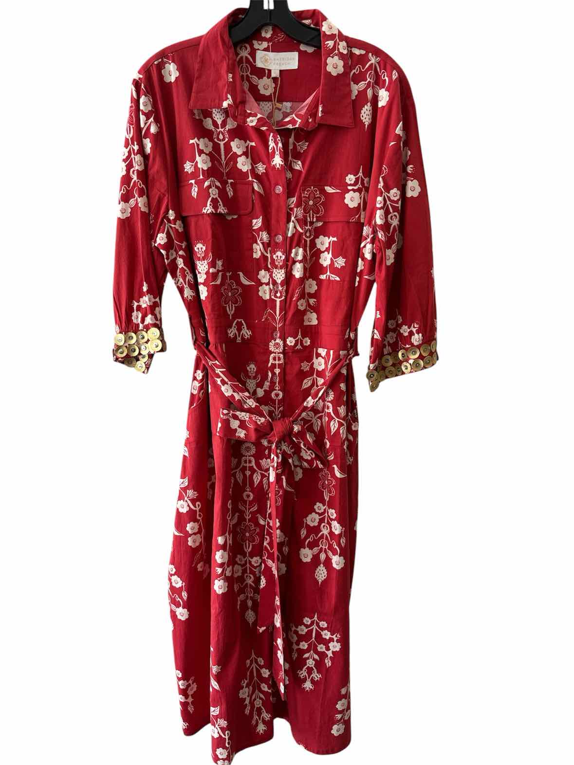 Sheridan French Red and white Size XL Dress