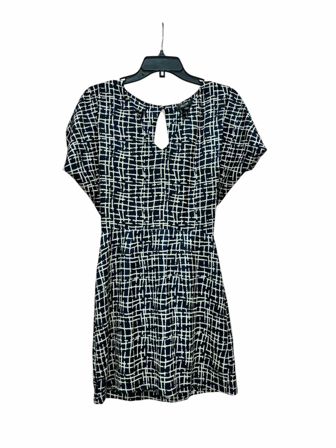 Greylin Navy and Grey Size S Dress