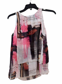 French Connection White and Pink Size 4 Shirt