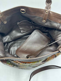 Gucci green and brown Handbag