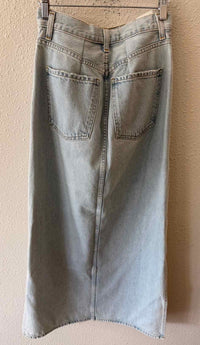 Agolde Light Blue Size No Label Skirt