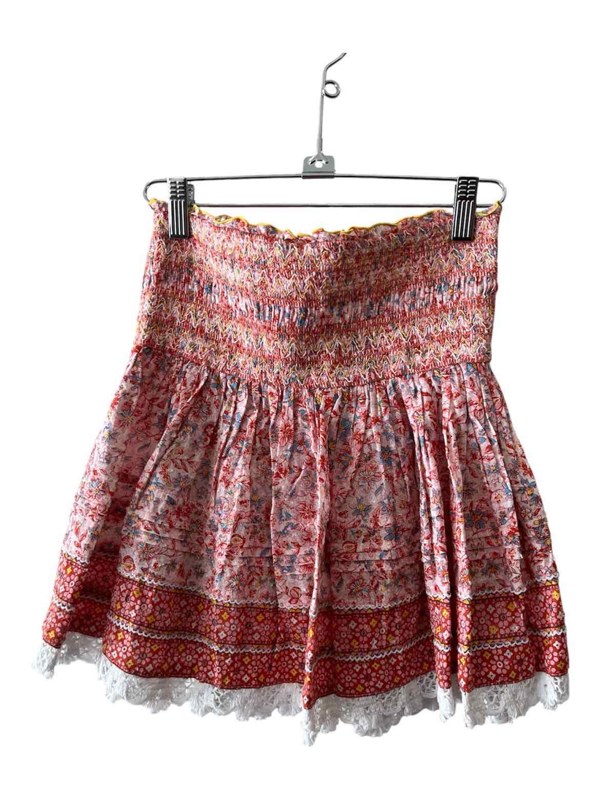 Poupette St Barth pink and yellow Size S Skirt
