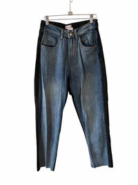 superdown Blue and Black Size S Jeans