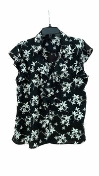 Tahari Black and white Size L Shirt