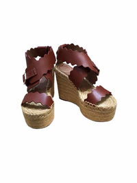 Chloe Burgundy Size 35 Shoes