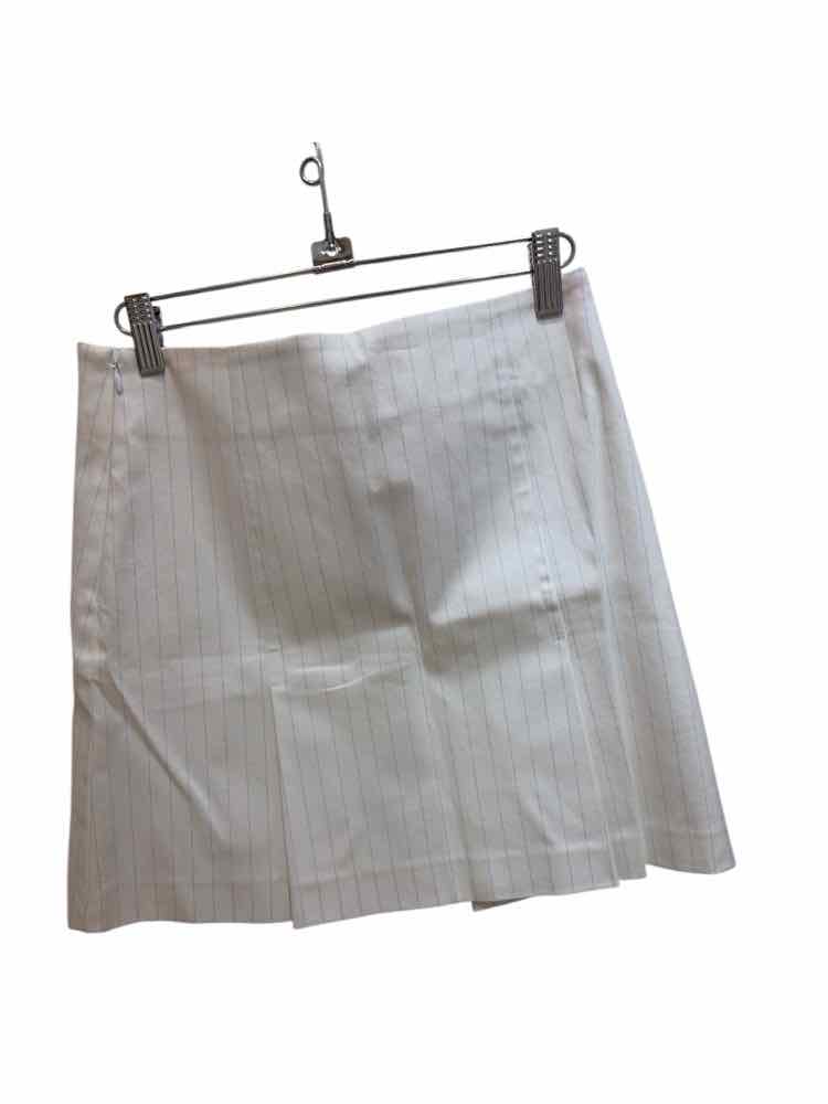 Theory White and Blue Size 0 Skirt