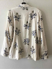 Joie Cream Multi Size L Blazer