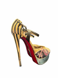Christian Louboutin Gold Multi Size 36.5 Shoes