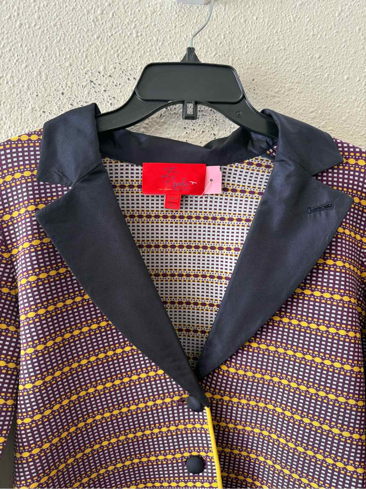 Z Spoke purple and yellow Size M Blazer