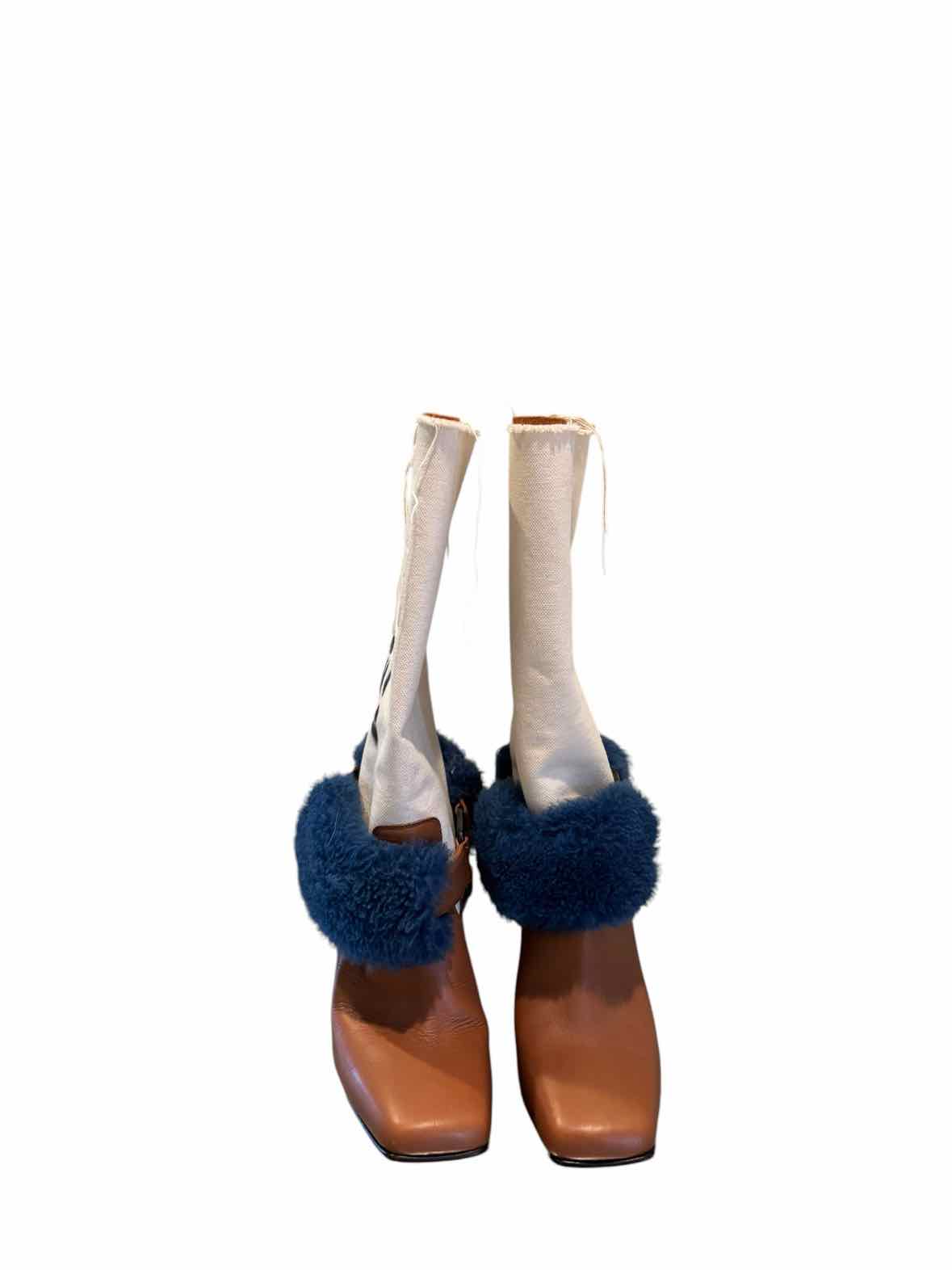 Off White Cream Multi Size 38 Boots