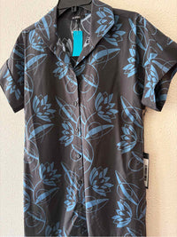 KAL RIEMAN Grey and Blue Size S Dress