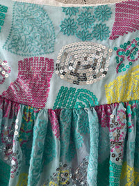 KOCH Blue Multi Size XS Skirt